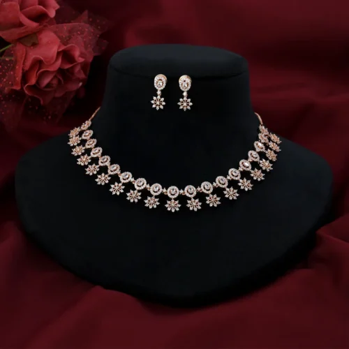 Women Classic Zircon necklace Set